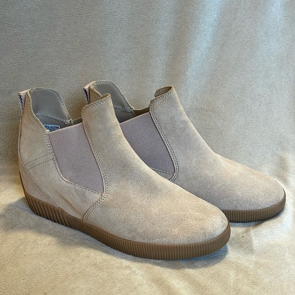 Sorel Suede Wedge Bootie